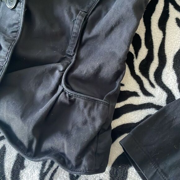 Vintage vtg vixen black blazer jacket long sleeve button down collar size small - Picture 4 of 8